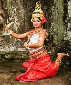 Cambodia Dancer Paint By Numbers