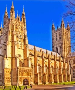 Canterbury Cathedral Paint By Numbers