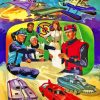 Captain Scarlet Characters Paint By Numbers