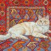 Cat And Persian Rug Paint By Numbers
