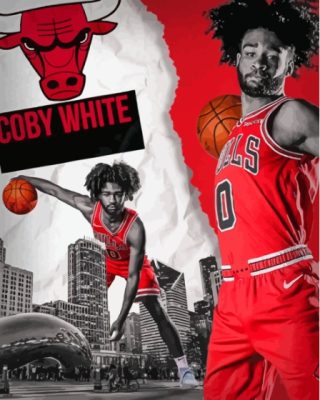 Coby White Player Poster Paint By Numbers