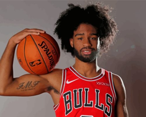 Coby White Professional Basketball Player Paint By Numbers