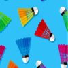 Colorful Badminton Shuttlecocks Paint By Numbers