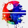 Colorful Death Star Paint By Numbers