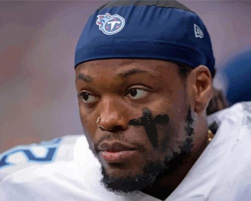 Derrick Henry American Football Player Paint By Numbers