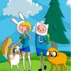 Fionna And Cake With Finn And Jake Paint By Numbers