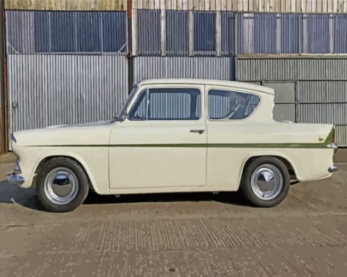 Ford Anglia Paint By Numbers