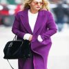 Gigi Hadid In A Purple Coat Paint By Numbers