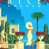 Girl In Nice France Poster Paint By Numbers