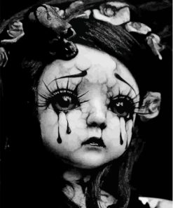 Gothic Broken Doll Paint By Numbers