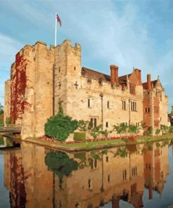 Hever Castle Reflection Paint By Numbers