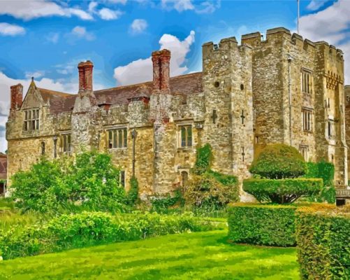 Hever Castle In Kent England Paint By Numbers