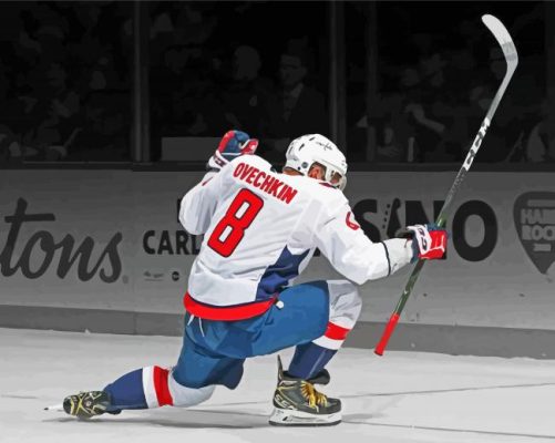 Ice Hockey Player Alexander Ovechkin Paint By Numbers