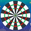 Illustration Dart Board Paint By Numbers