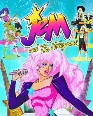 Jem And The Holograms Paint By Numbers