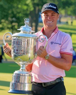 Justin Thomas Paint By Numbers