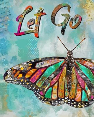 Let Go Butterfly Paint By Numbers