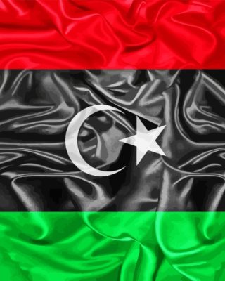 Libya Flag Paint By Numbers