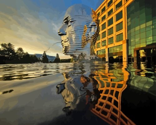 Metalmorphosis Sculpture By David Cerny Paint By Numbers