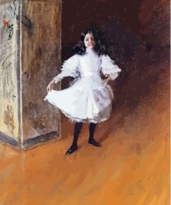 Portrait Of The Artist Daughter William Merritt Chase Paint By Numbers