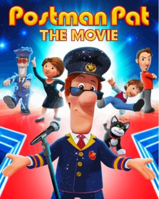 Postman Pat Poster Movie Paint By Numbers