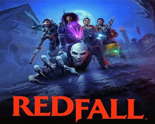 Redfall Video Game Paint By Numbers