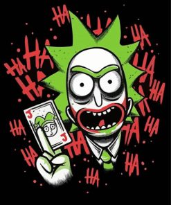 Rick And Morty Joker Paint By Numbers