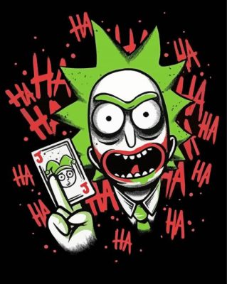 Rick And Morty Joker Paint By Numbers