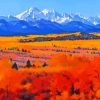 Rocky Mountains Forest Fall Paint By Numbers