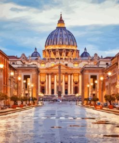 St. Peter's Basilica Paint By Numbers