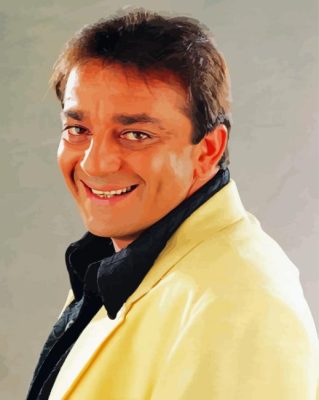 Sanjay Dutt Actor Paint By Numbers