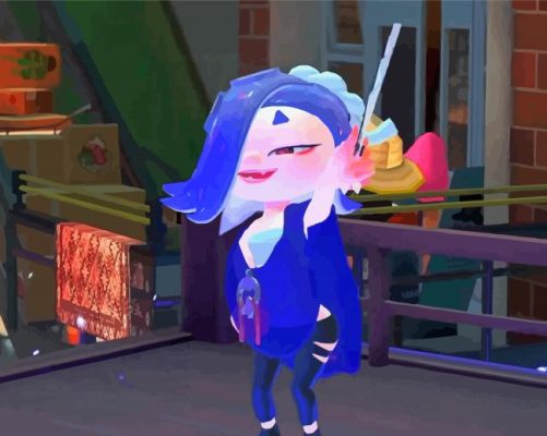 Shiver Splatoon 3 Paint By Numbers