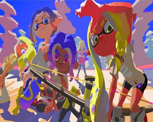 Splatoon 3 Game Paint By Numbers