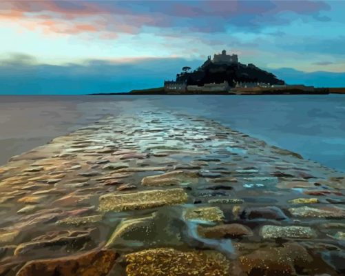 Saint Michael's Mount Paint By Numbers