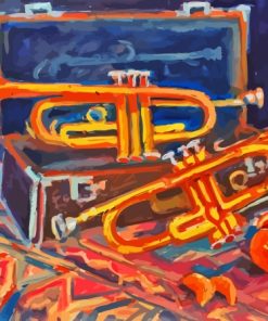 Still Life Trumpet Paint By Numbers