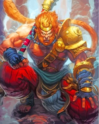 Sun Wukong Paint By Numbers