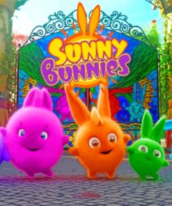 Sunny Bunnies Cartoon Characters Paint By Numbers