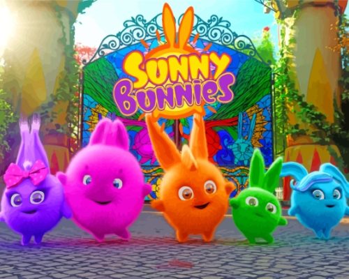 Sunny Bunnies Cartoon Characters Paint By Numbers