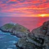 Sunset South Stack Island Paint By Numbers
