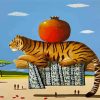 Surrealistic Animal Tiger Paint By Numbers
