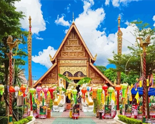 Thailand Chiang Rai Paint By Numbers