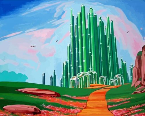 The Emerald City Art Paint By Numbers