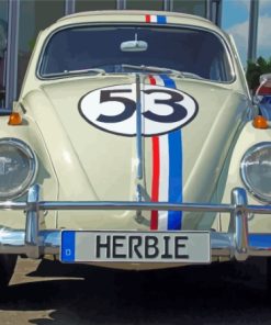 The Herbie Car Paint By Numbers