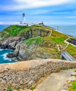 The South Stack Island Paint By Numbers