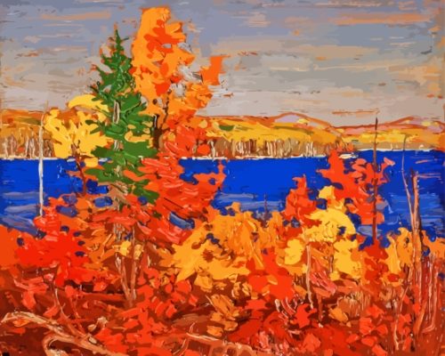 Tom Thomson Autumn Foliage Paint By Numbers