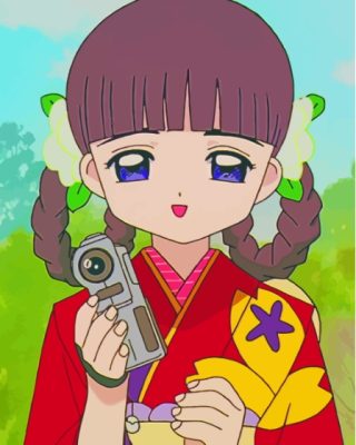 Tomoyo Cardcaptor Sakura Anime Paint By Numbers