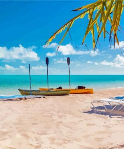 Turks And Caicos Beach Island Paint By Numbers
