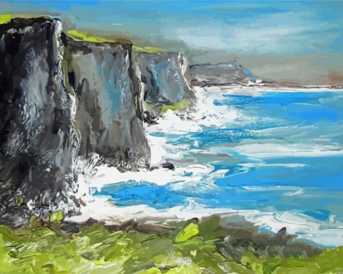 Aesthetic Cliffs Of Moher Paint By Numbers