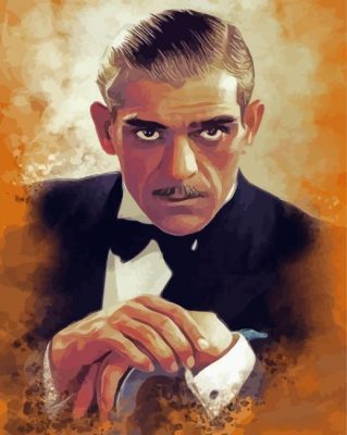 Aesthetic Boris Karloff Paint By Numbers