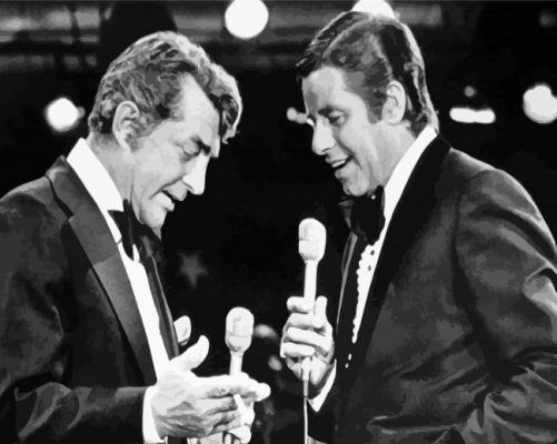 Aesthetic Dean Martin And Jerry Lewis Paint By Numbers